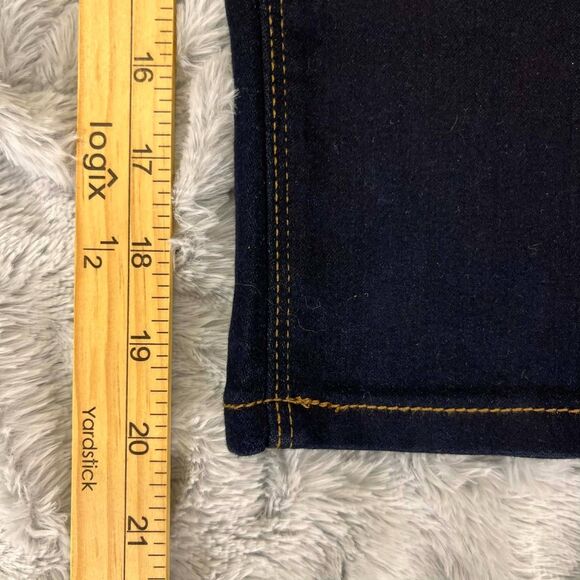 D.Jeans Capri Women 8 High Waist Skinny Butt Lifter Stretch Dark Wash Denim NWT - Picture 6 of 8